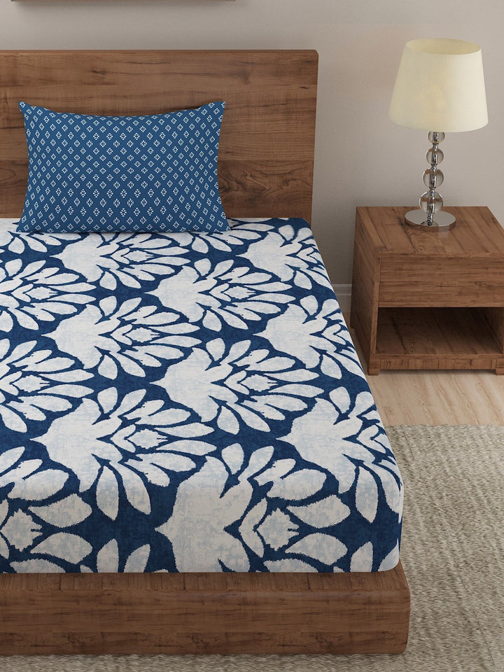Dreamscape 100% Cotton Floral Bedsheet Set