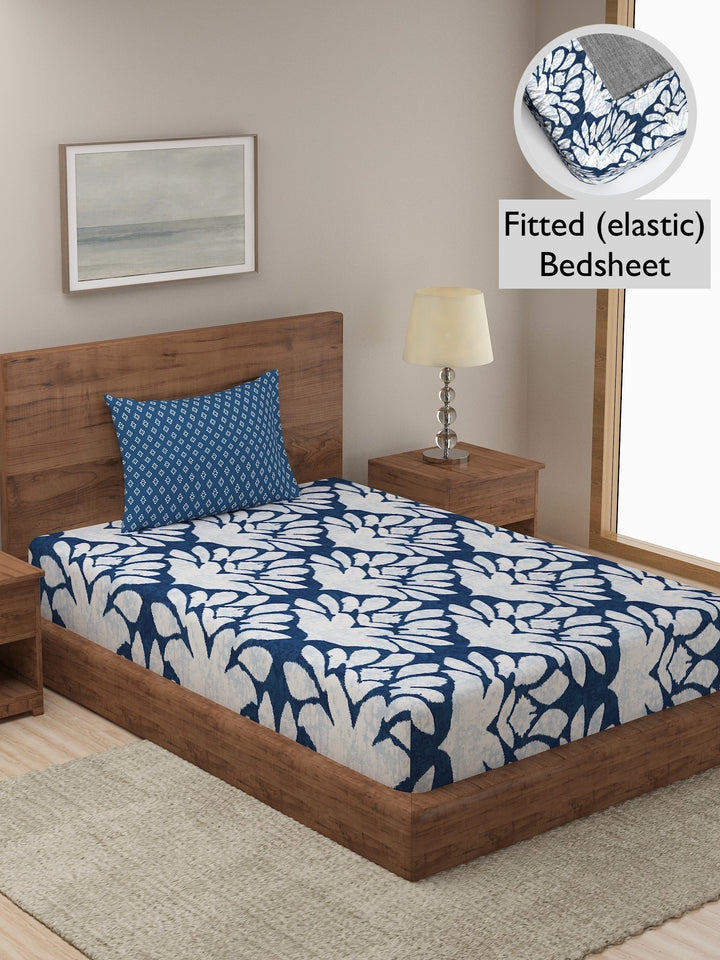 Dreamscape 100% Cotton Floral Bedsheet Set