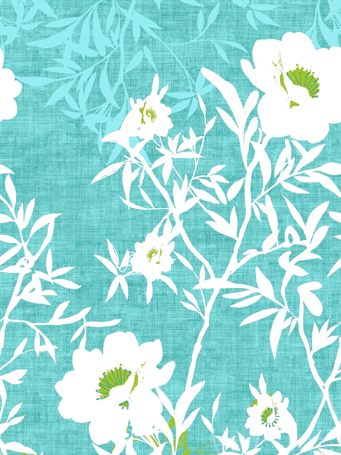 Dreamscape 100% Cotton Floral Bedsheet Set | 140 TC | Teal Blue