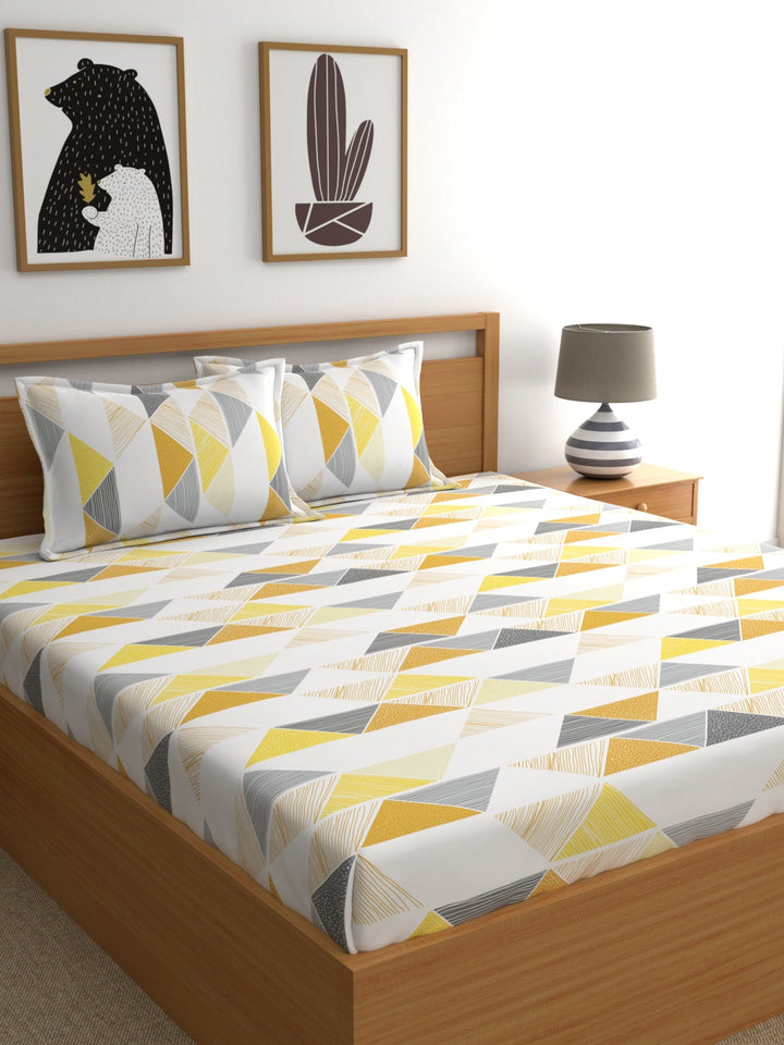 Dreamscape 100% Cotton Floral Bedsheet Set