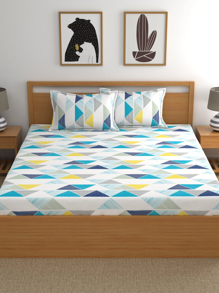 Dreamscape 100% Cotton Floral Bedsheet Set