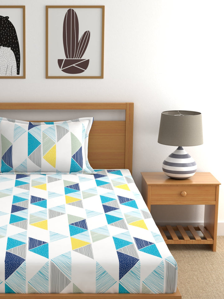 Dreamscape 100% Cotton Floral Bedsheet Set