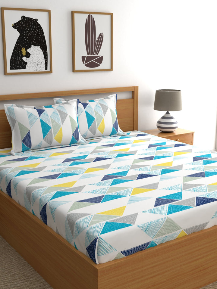 Dreamscape 100% Cotton Floral Bedsheet Set