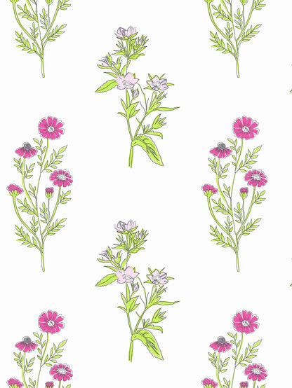 Dreamscape 100% Cotton Floral Bedsheet Set | 140 TC | Pink