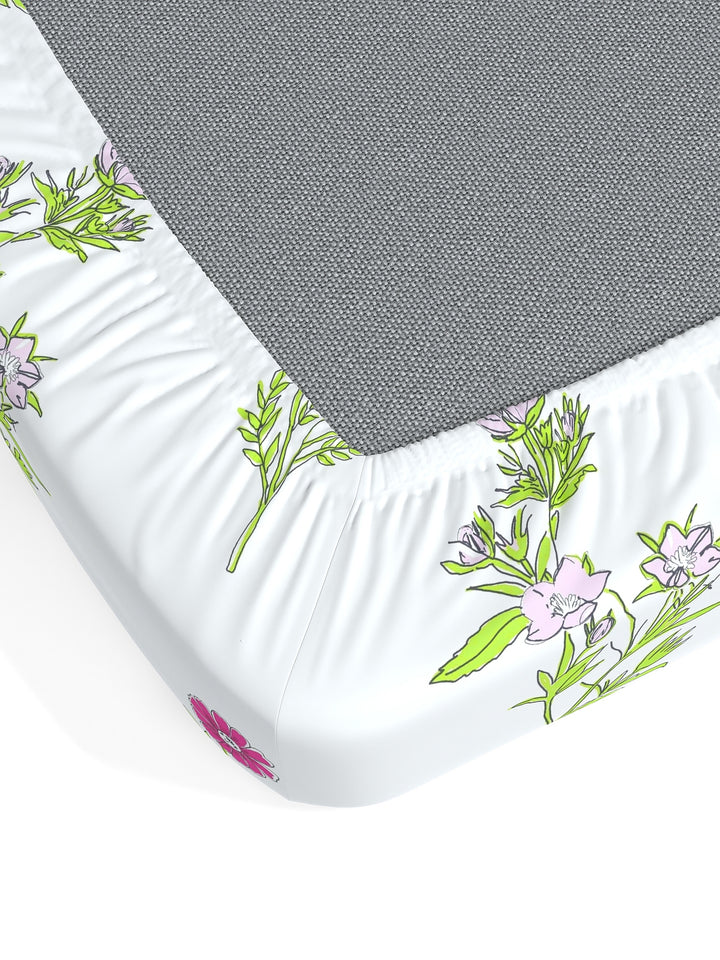 Dreamscape 100% Cotton Floral Bedsheet Set