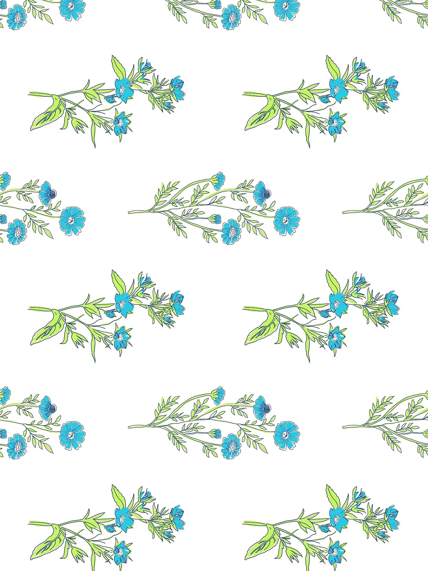 Dreamscape 100% Cotton Floral Bedsheet Set | 140 TC | Teal Blue