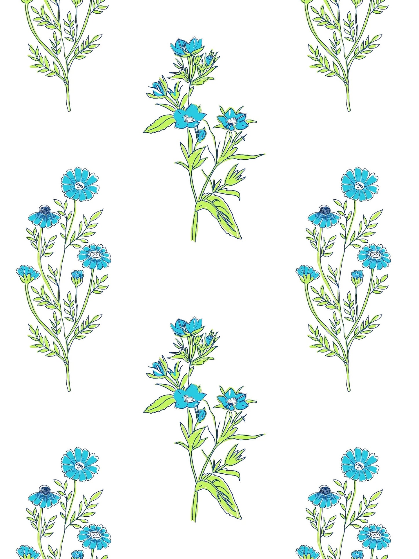 Dreamscape 100% Cotton Floral Bedsheet Set | 140 TC | Teal Blue