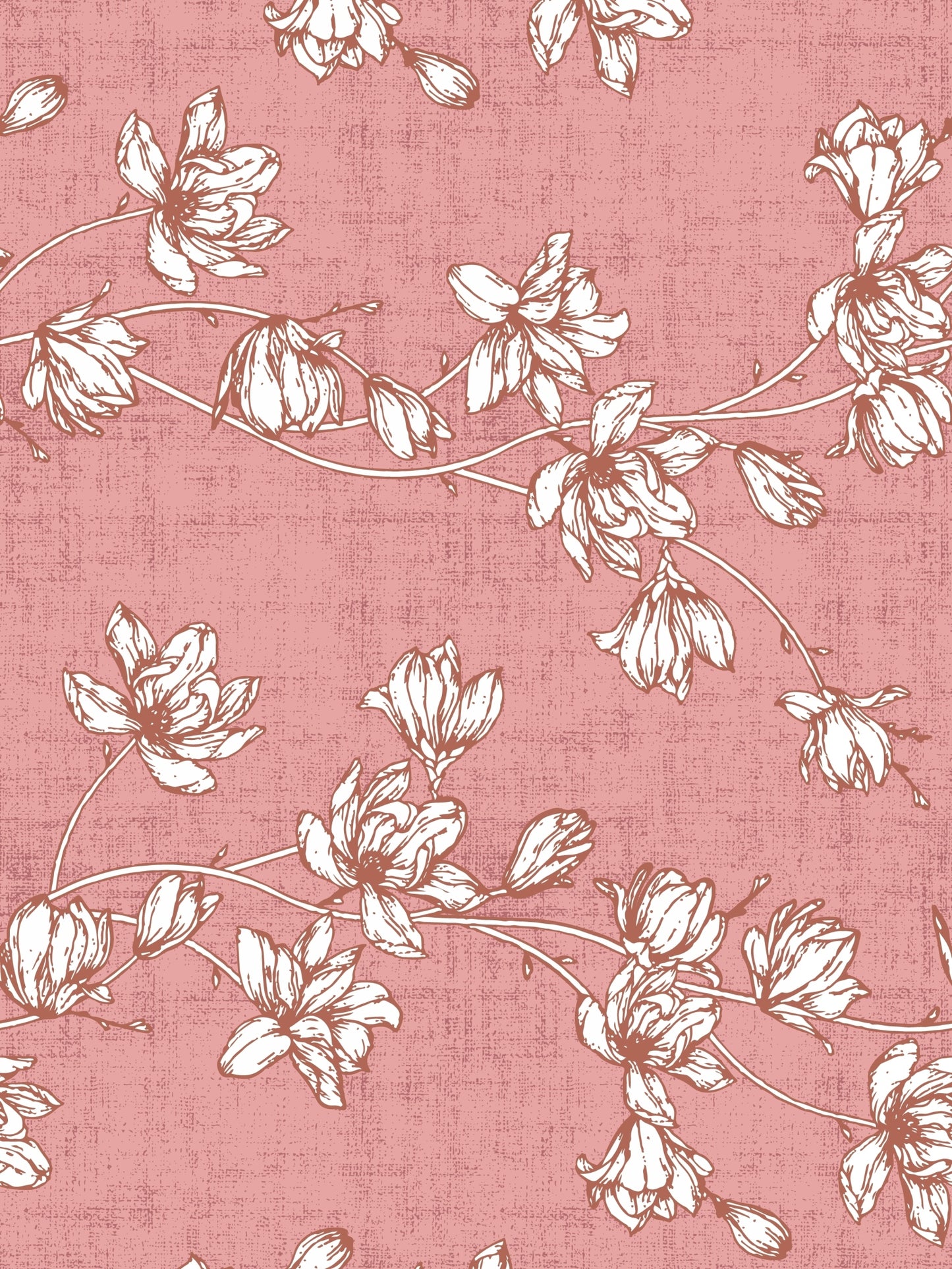 Dreamscape 100% Cotton Floral Bedsheet Set | 140 TC | Peach