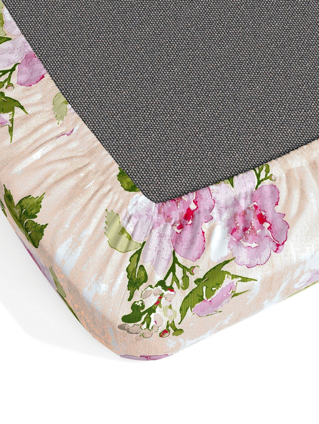Home Ecstasy 100% Cotton | Floral Bedsheet Set | 140 TC | Pink