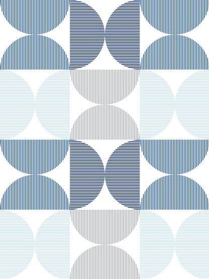 Home Ecstasy 100% Cotton Abstract Bedsheet Set | 180 TC | Blue