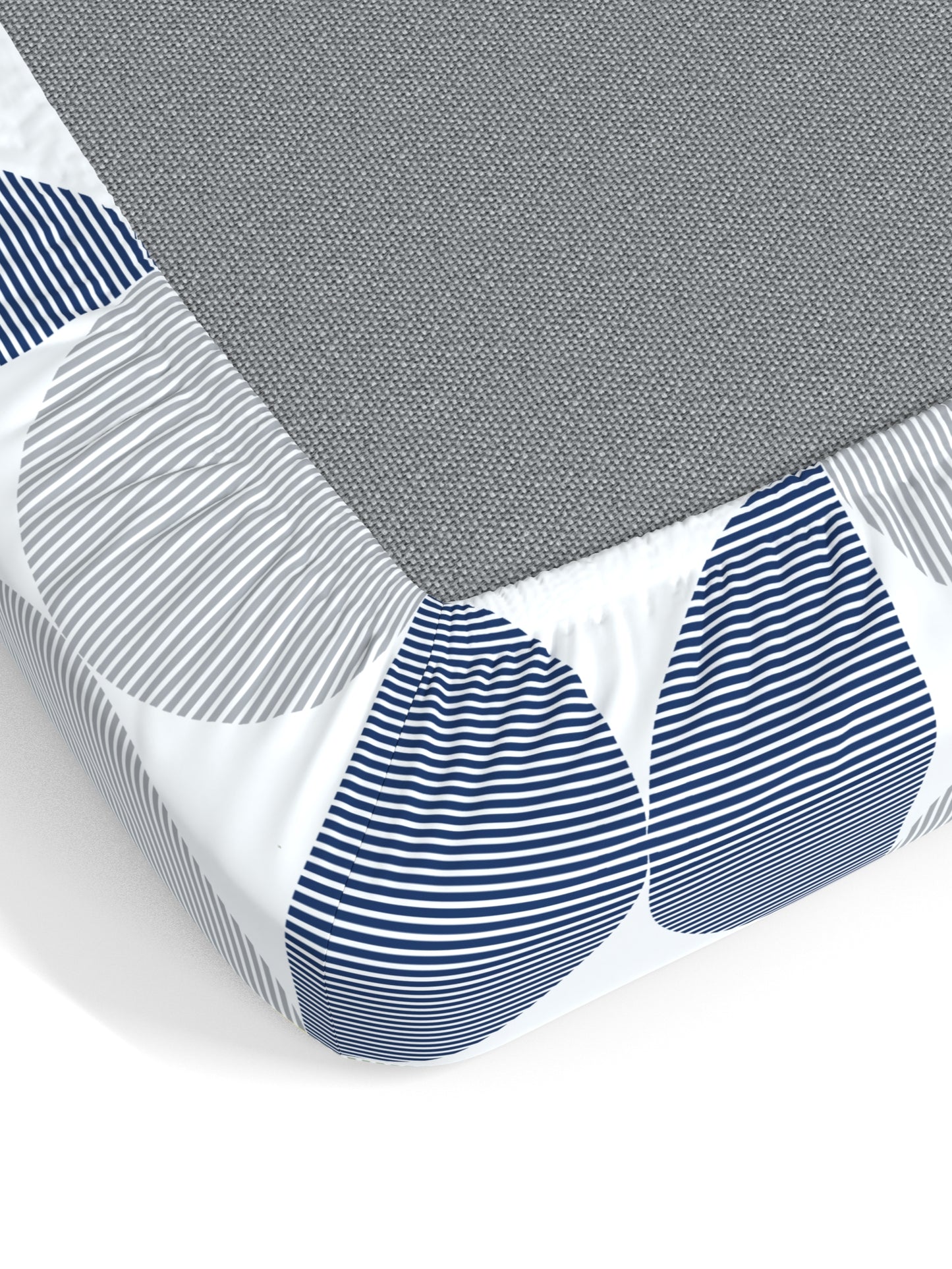 Home Ecstasy 100% Cotton Abstract Bedsheet Set | 180 TC | Grey