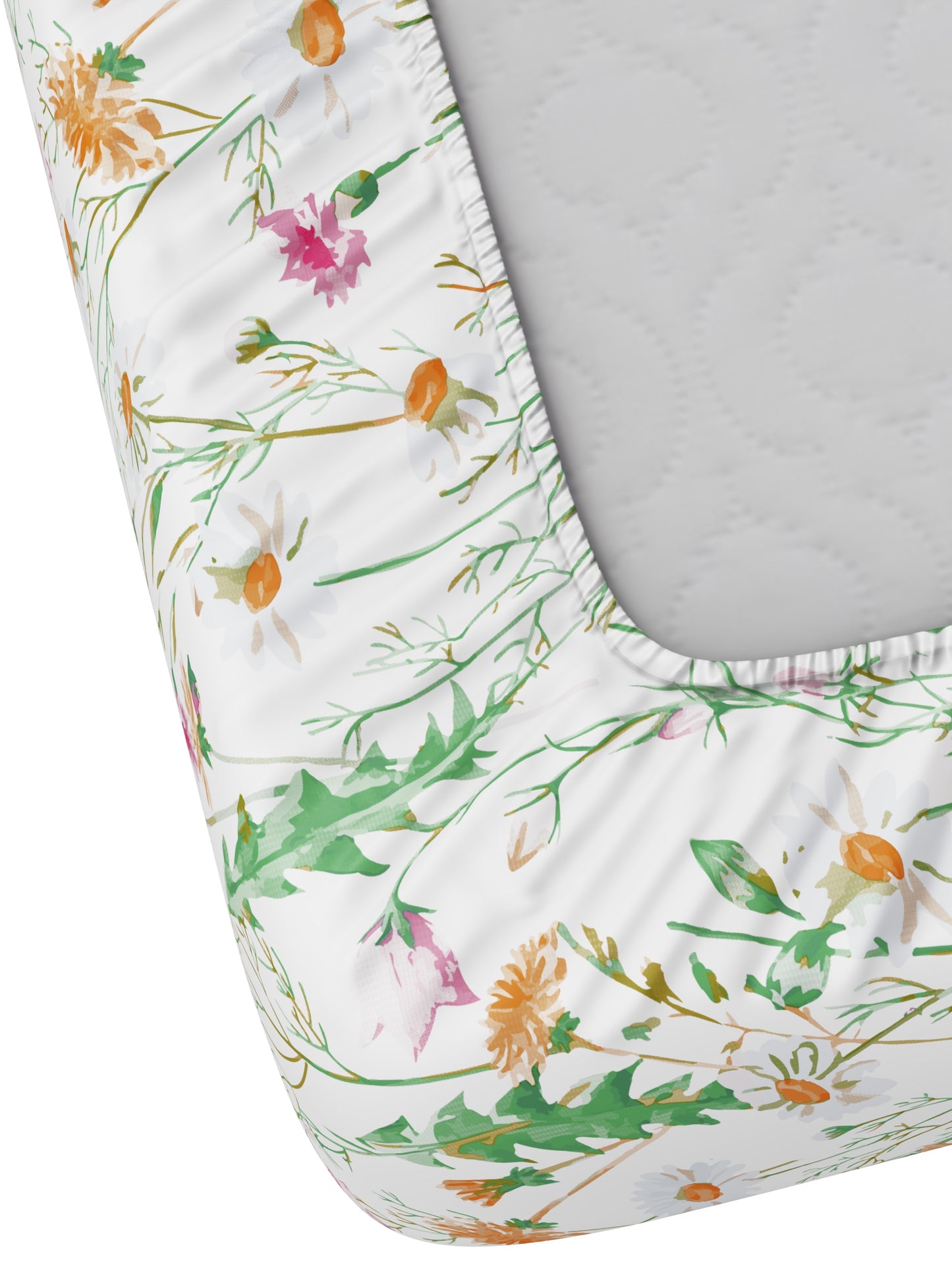 Dreamscape 100% Cotton 180 TC Floral Bedsheet Set - Colour: Pink
