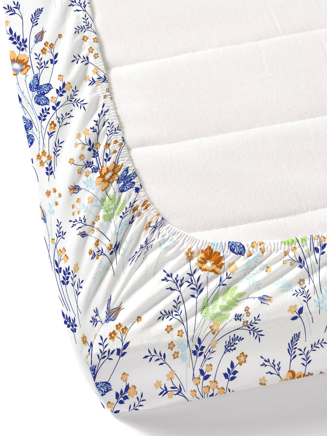 Home Ecstasy 100% Cotton 140TC Floral Bedsheet Set, Premium