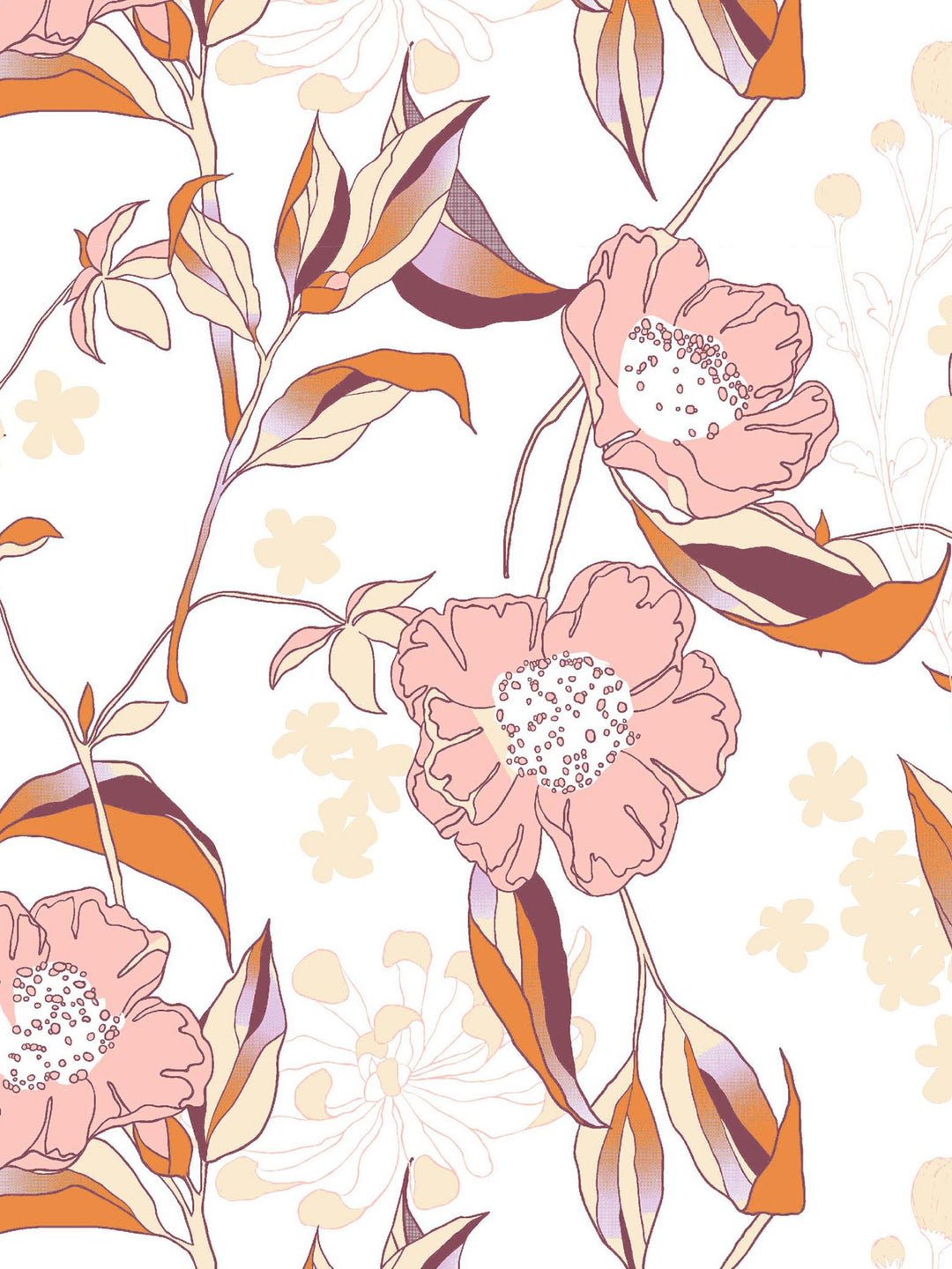 Home Ecstasy 100% Cotton 140TC Floral Bedsheet Set, Premium