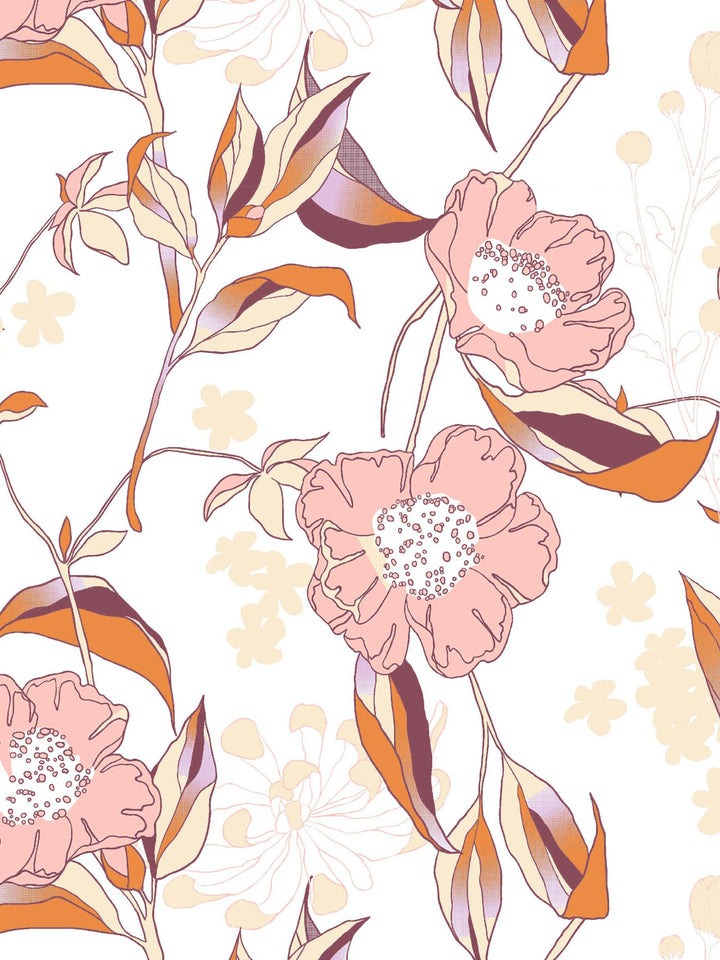 Home Ecstasy 100% Cotton 140TC Floral Bedsheet Set, Premium