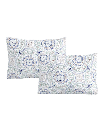Home Ecstasy 100% Cotton Floral King Bedsheet Set | 300 TC