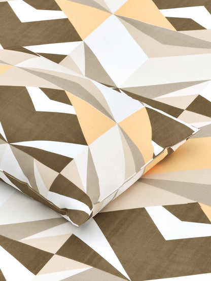 Home Ecstasy 100% Cotton 300 TC Floral Bedsheet Set - Colour: Multi