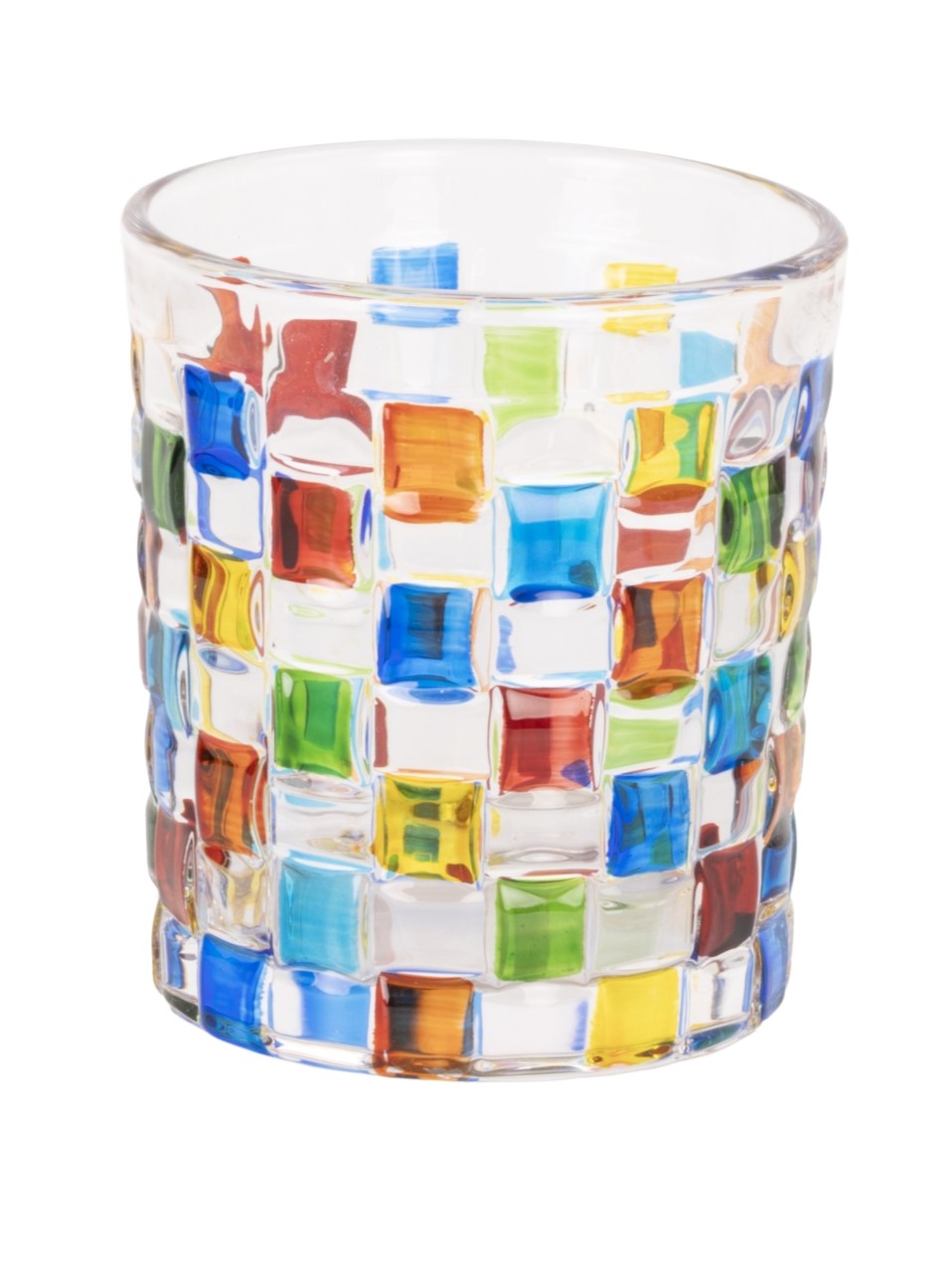 Home Ecstasy Premium Printed Glasses | Perfect for Home | 330 ml | Stained Mosaic | Pack of 6