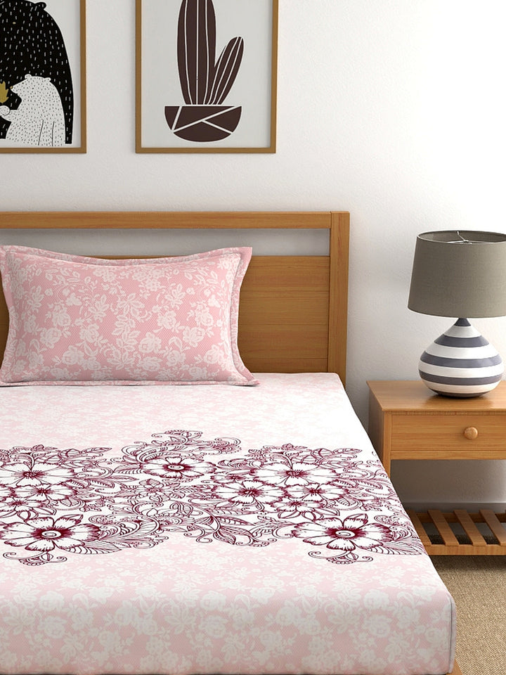 My Room 100% Cotton Floral Bedsheet Set