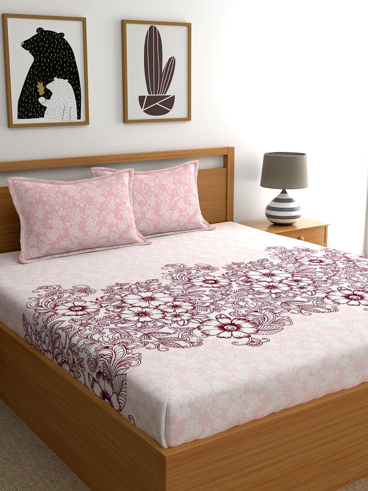 My Room 100% Cotton Floral Bedsheet Set