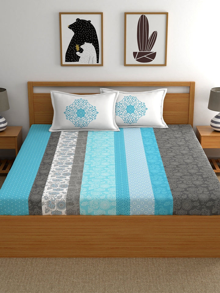 My Room 100% Cotton Floral Bedsheet Set