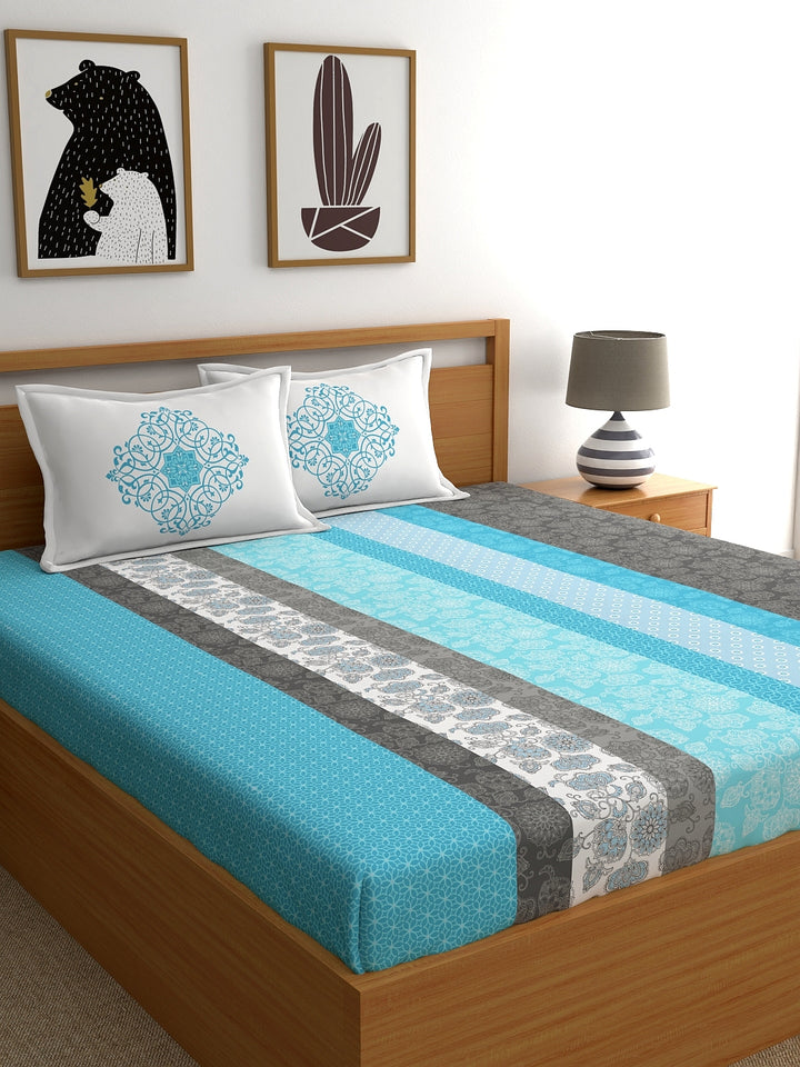 My Room 100% Cotton Floral Bedsheet Set