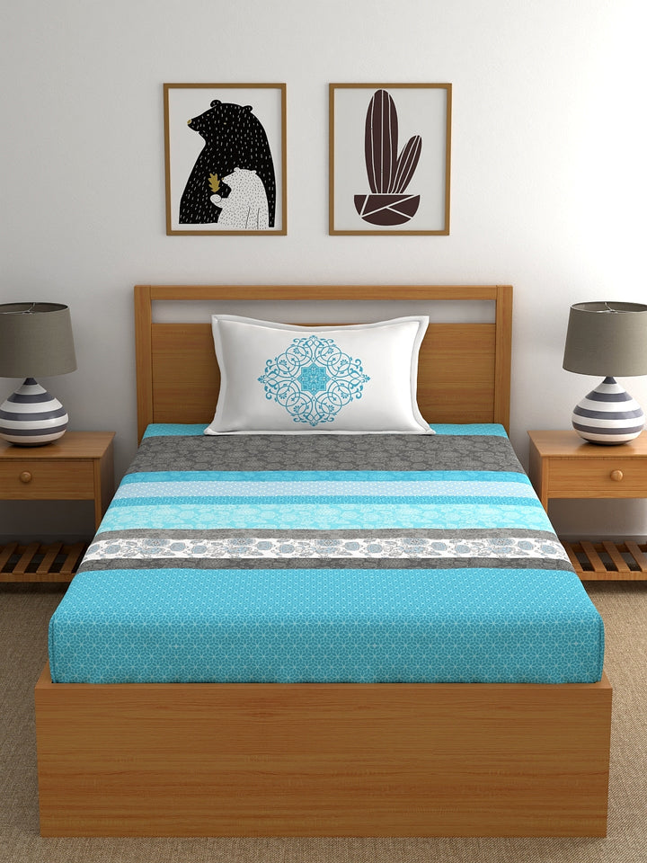 My Room 100% Cotton Floral Bedsheet Set