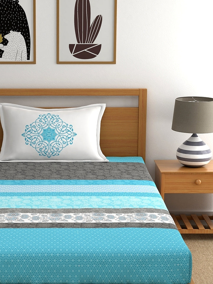 My Room 100% Cotton Floral Bedsheet Set