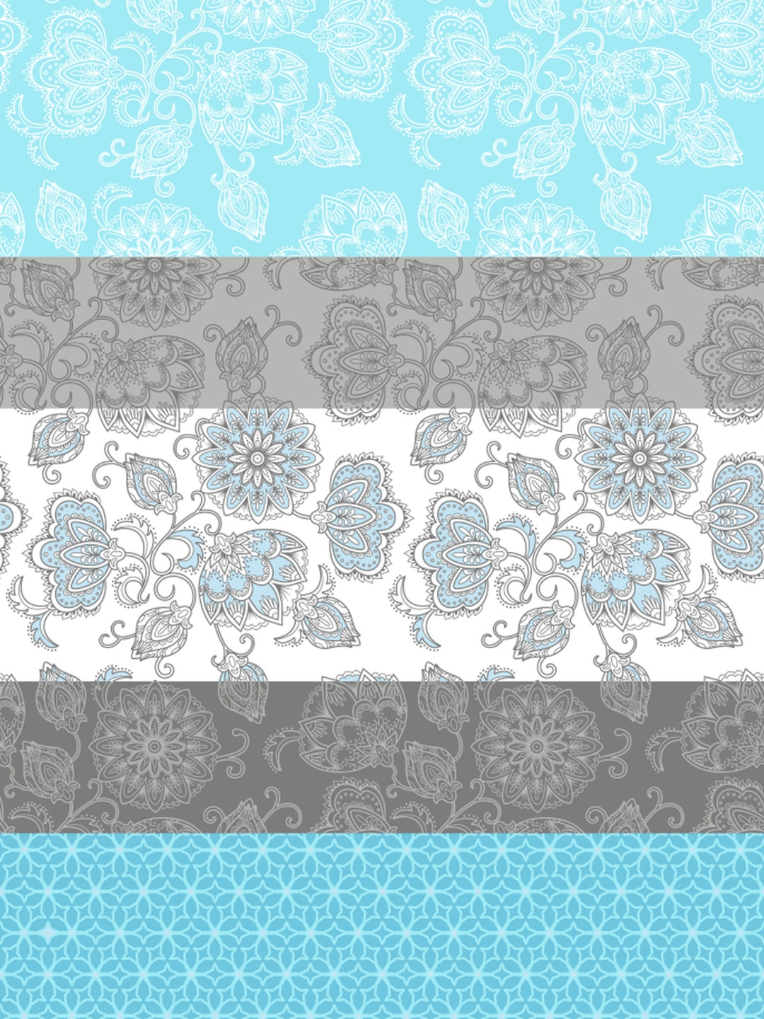 My Room 100% Cotton Floral Bedsheet Set