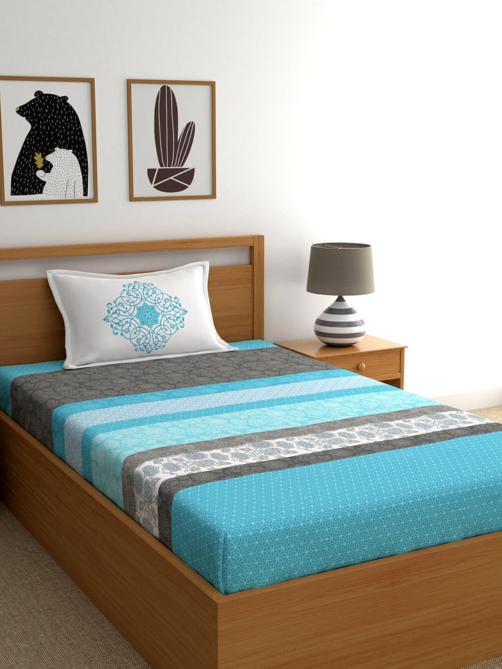 My Room 100% Cotton Floral Bedsheet Set