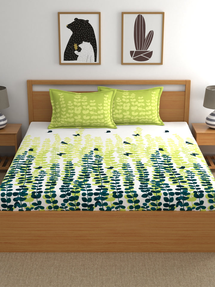 My Room 100% Cotton Floral Bedsheet Set