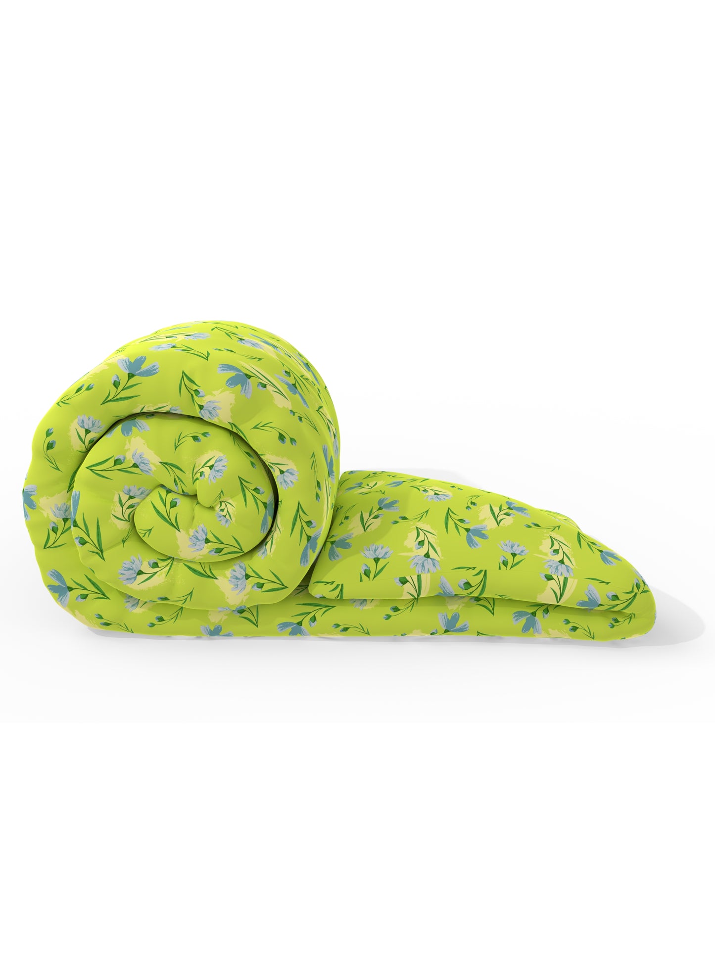 Home Ecstasy 100% Cotton Ethnic Comforter | 200 GSM | Lime Green