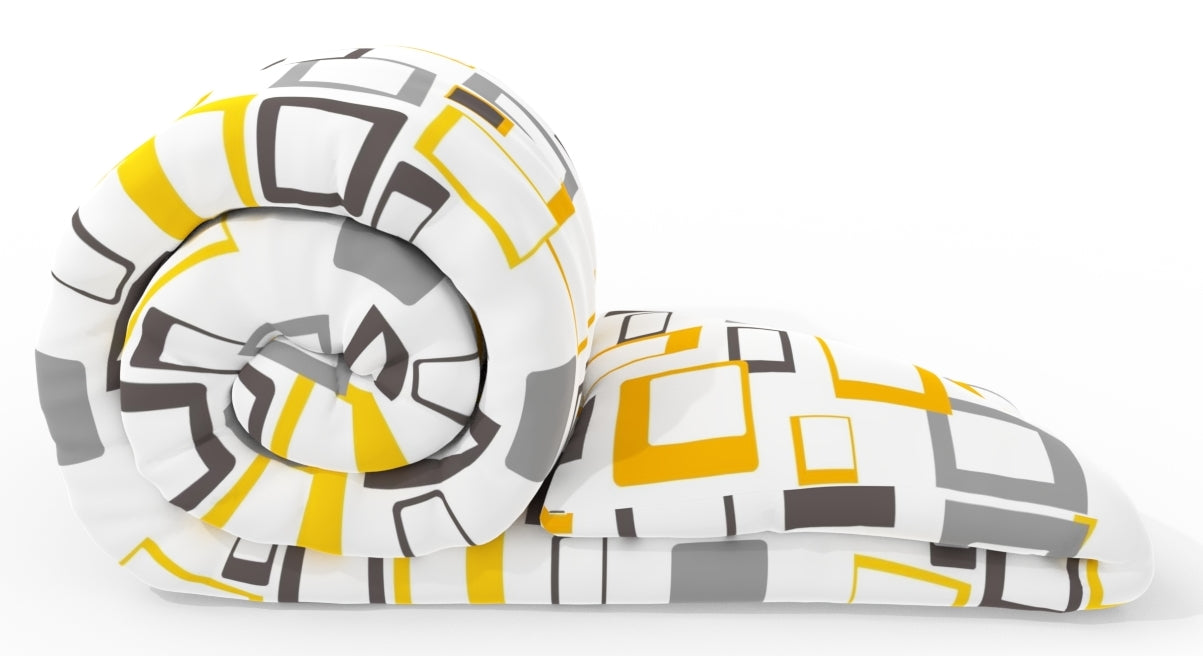 Home Ecstasy 100% Cotton 150 TC Floral Quilt - Colour: Yellow