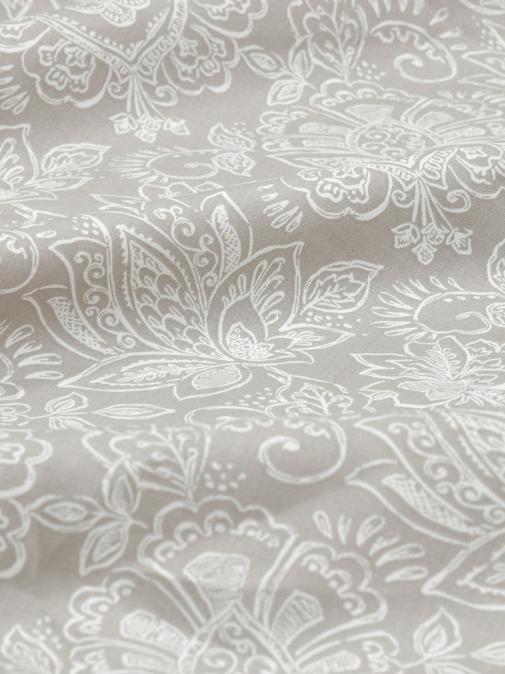 Dreamscape 100% Cotton Premium Bedsheet Set | 300 TC | Beige