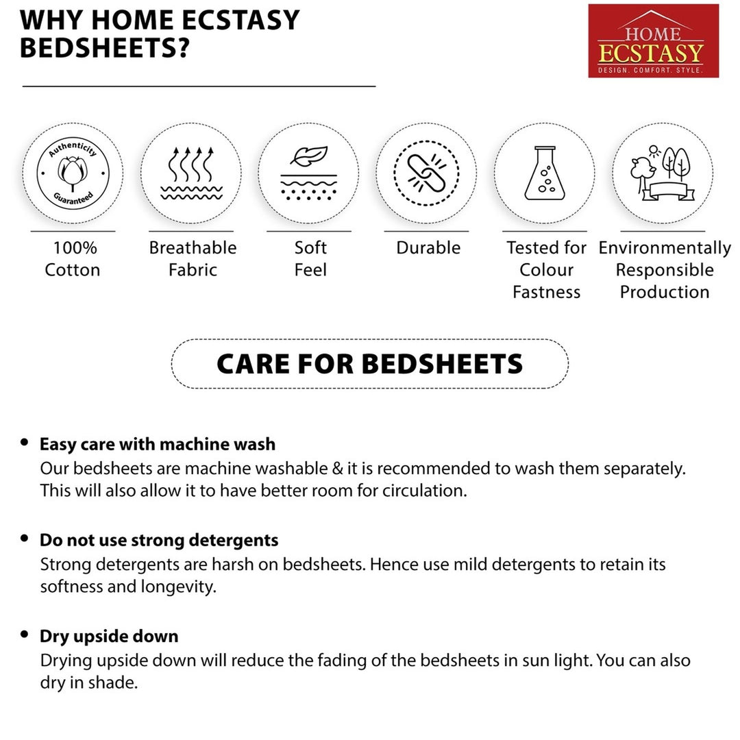 Home Ecstasy 100% Satin Pillow Covers