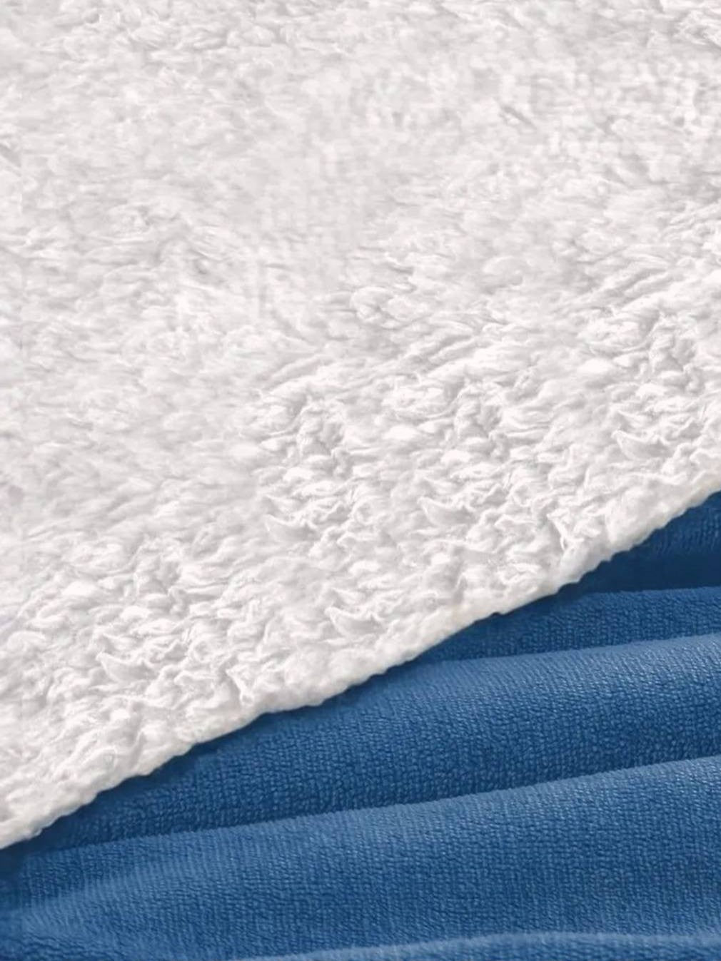 Home Ecstasy Sherpa Blanket 350 GSM - Colour: Blue