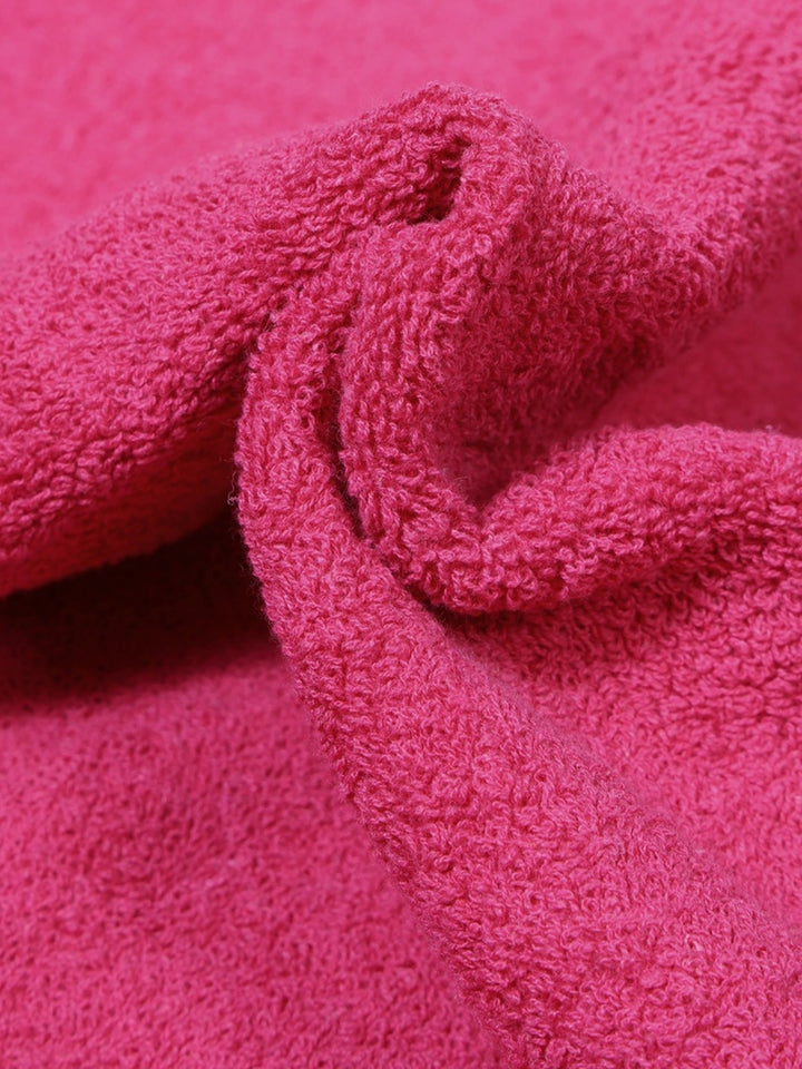 Dreamscape 100% Cotton 520 GSM Bath Towel Set of 2 | Coral & Brown