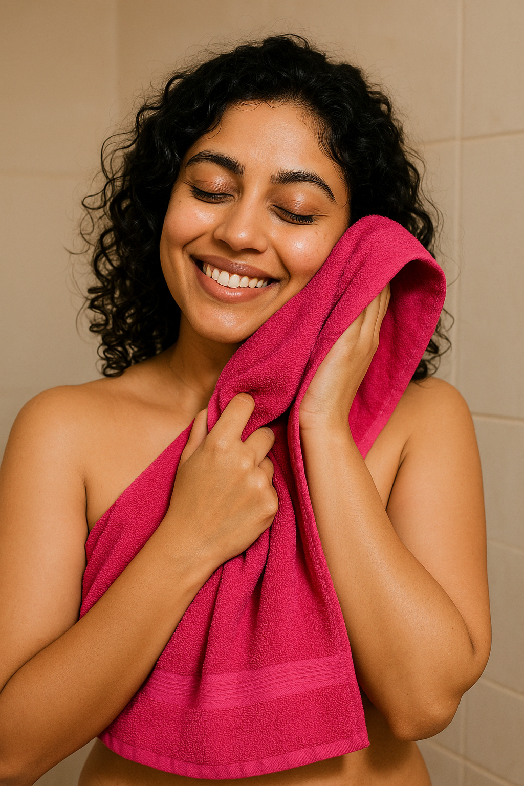 Dreamscape 100% Cotton 520 GSM Bath Towel | Coral