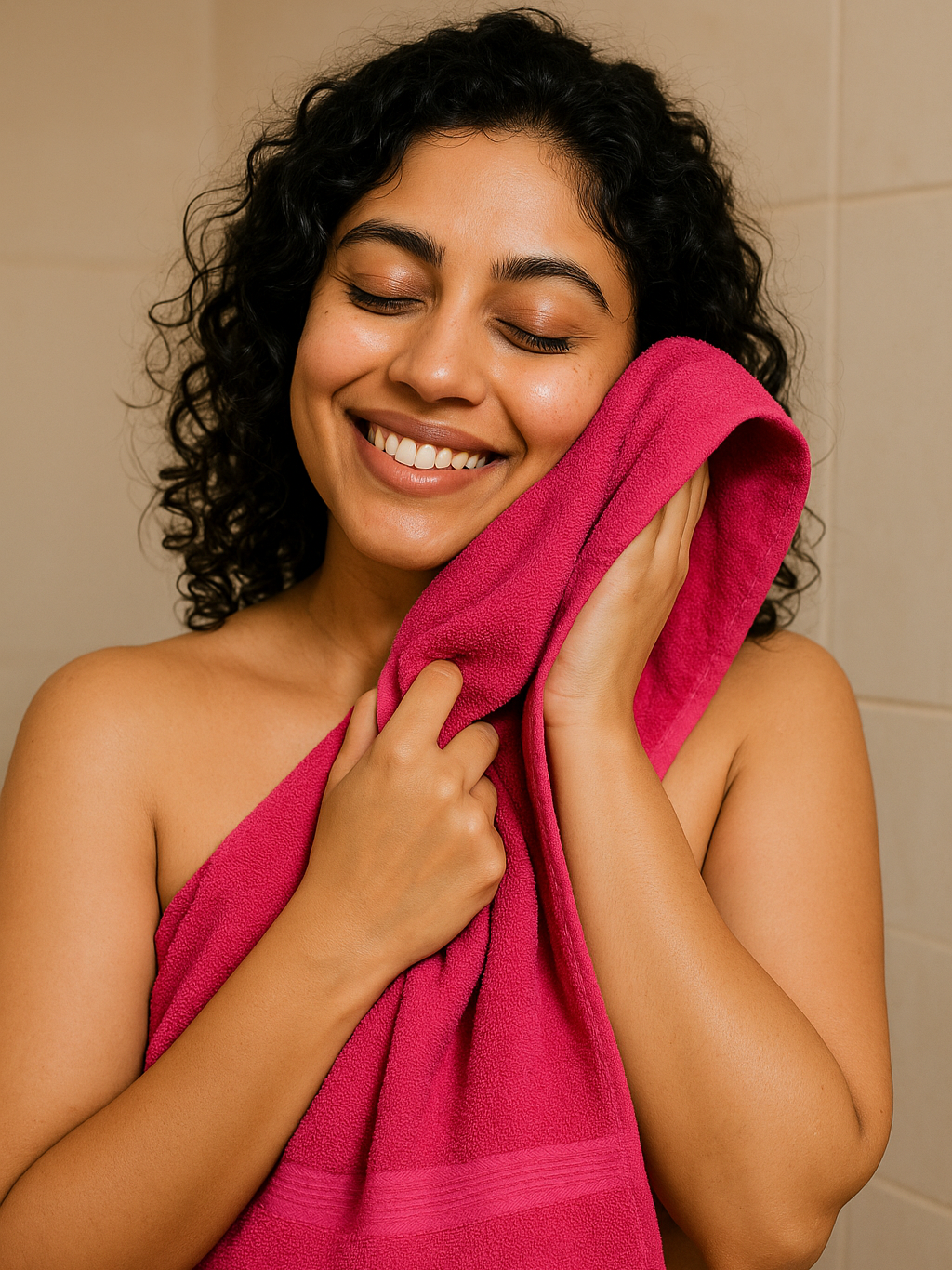 Dreamscape 100% Cotton 520 GSM Bath Towel | Coral