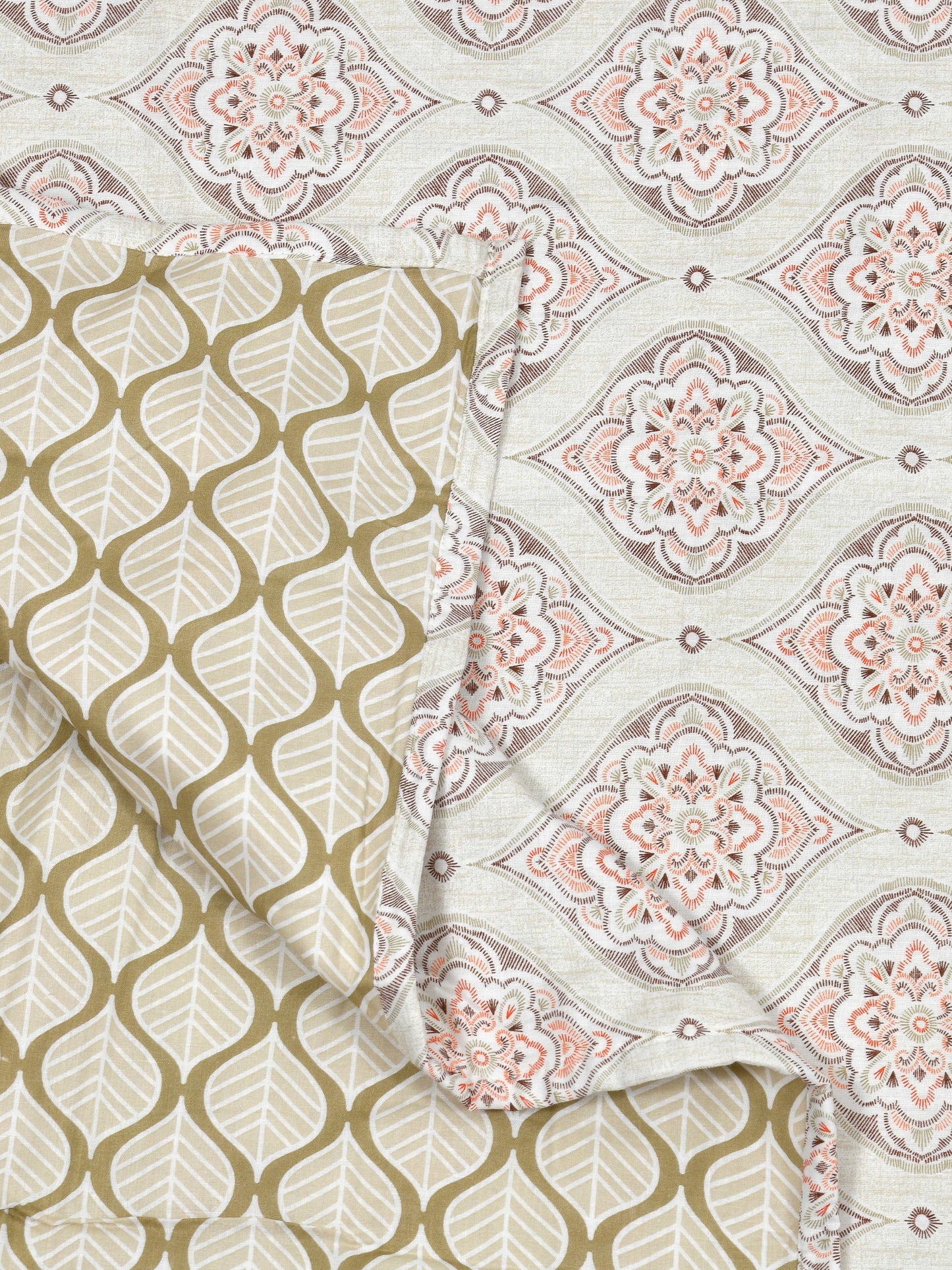 Home Ecstasy 100% Cotton Dohars for Double Bed | 210 TC | Red