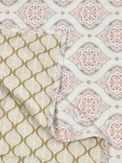 Home Ecstasy 100% Cotton Dohars for Double Bed | 210 TC | Red