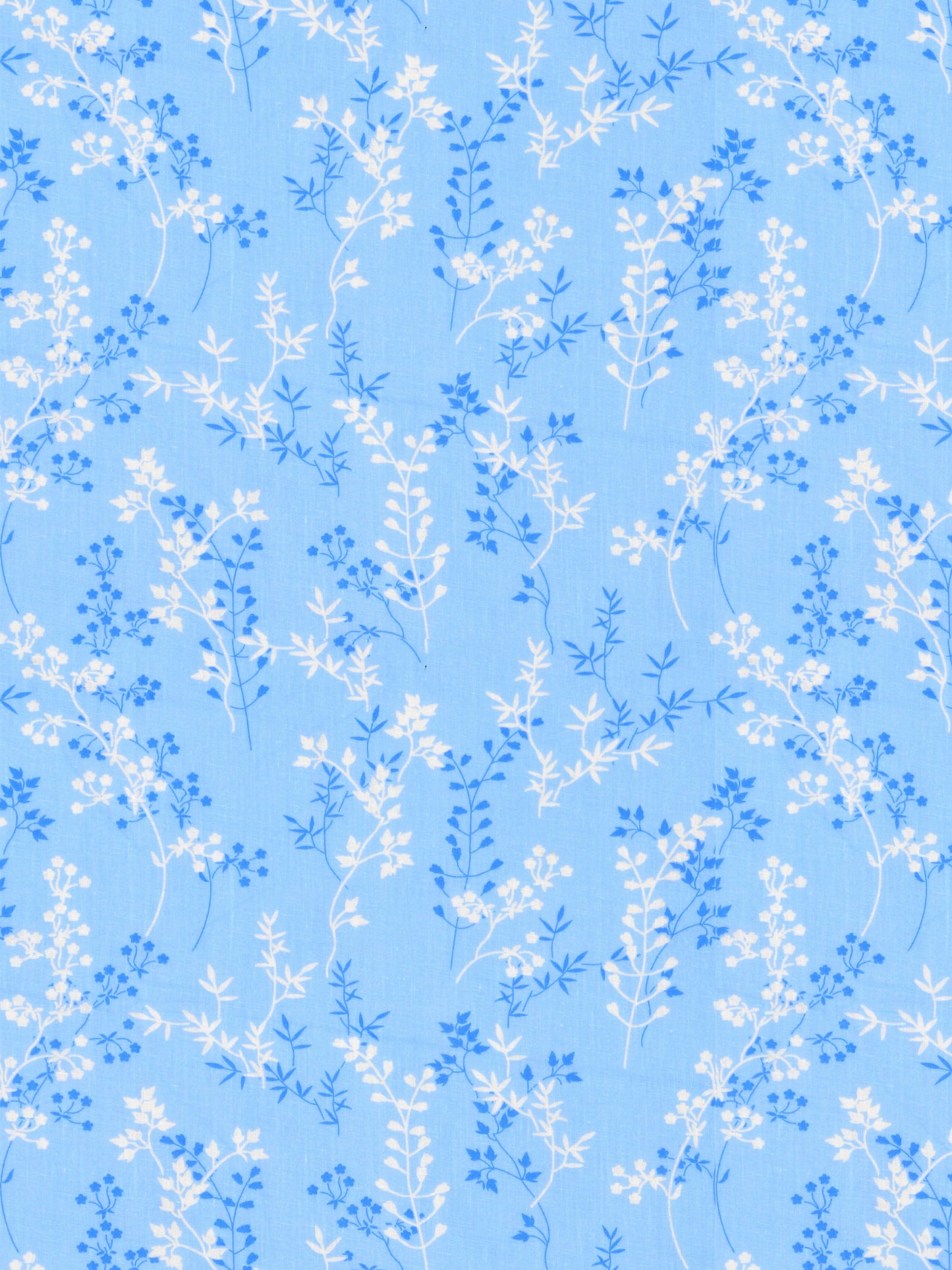 Home Ecstasy 100% Cotton 210 GSM Floral Dohar - Colour: Blue
