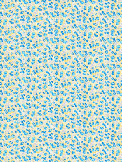 Home Ecstasy 100% Cotton 210 GSM Floral Dohar - Colour: Blue