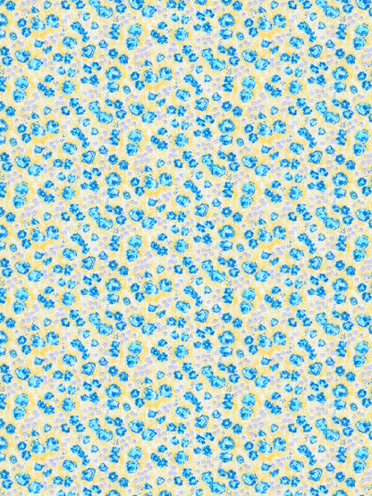 Home Ecstasy 100% Cotton 210 GSM Floral Dohar - Colour: Blue