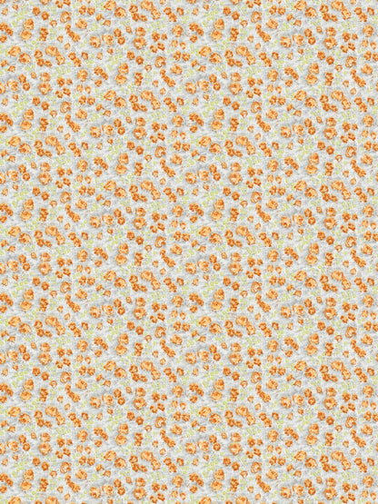 Home Ecstasy 100% Cotton 210 GSM Floral Dohar - Colour: Mustard