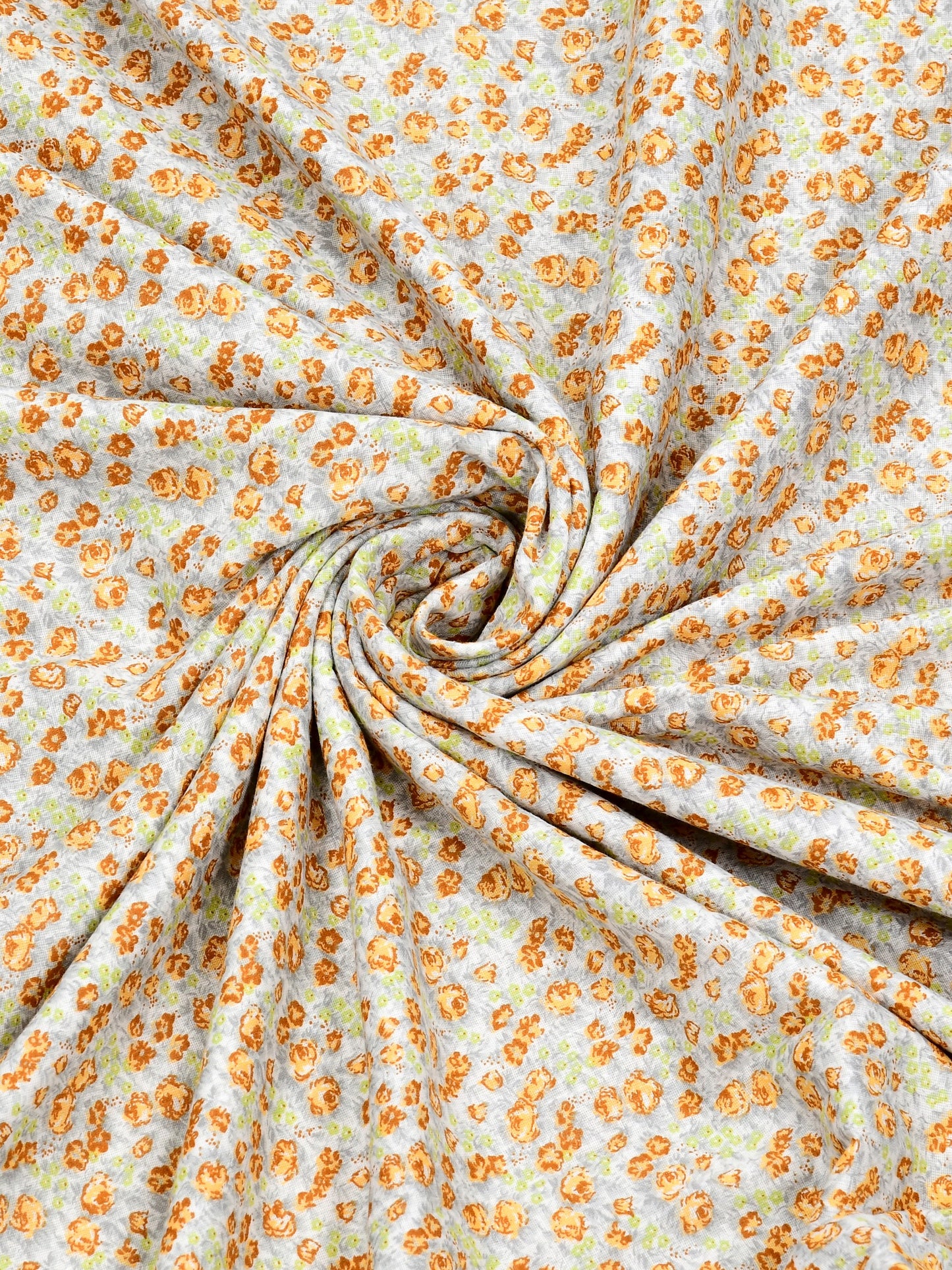 Home Ecstasy 100% Cotton 210 GSM Floral Dohar - Colour: Mustard