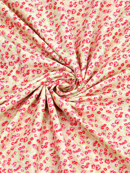 Home Ecstasy 100% Cotton 210 GSM Floral Dohar - Colour: Pink