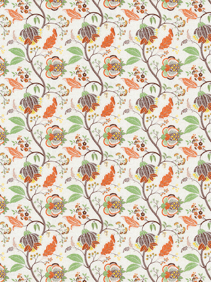 Home Ecstasy 100% Cotton 210 GSM Floral Dohar - Colour: Brown