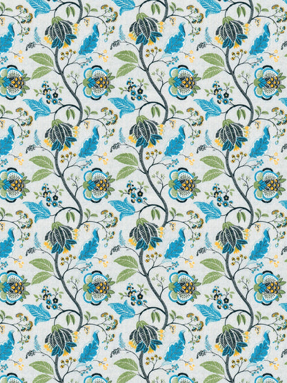Home Ecstasy 100% Cotton 210 GSM Floral Dohar - Colour: Teal