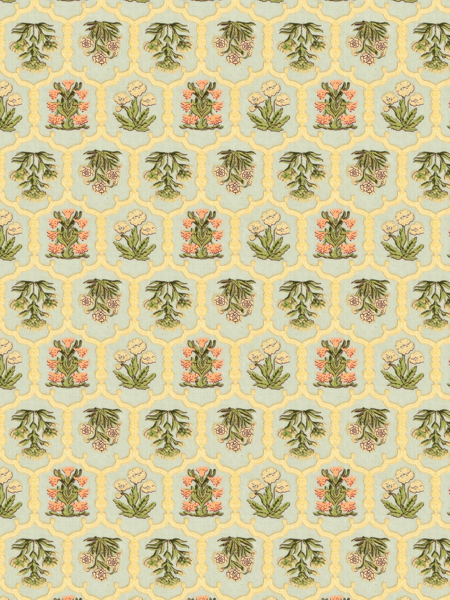 Home Ecstasy 100% Cotton 210 GSM Floral Dohar - Colour: Olive